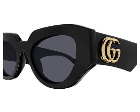 gucci gg1421s-001 gg logo|Gucci GG1421S Rectangle Sunglasses .